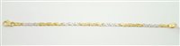 Armband Lorenza Gioielli Herr Massiccio Bicolore in Gelbgold BR710410 - BR710410